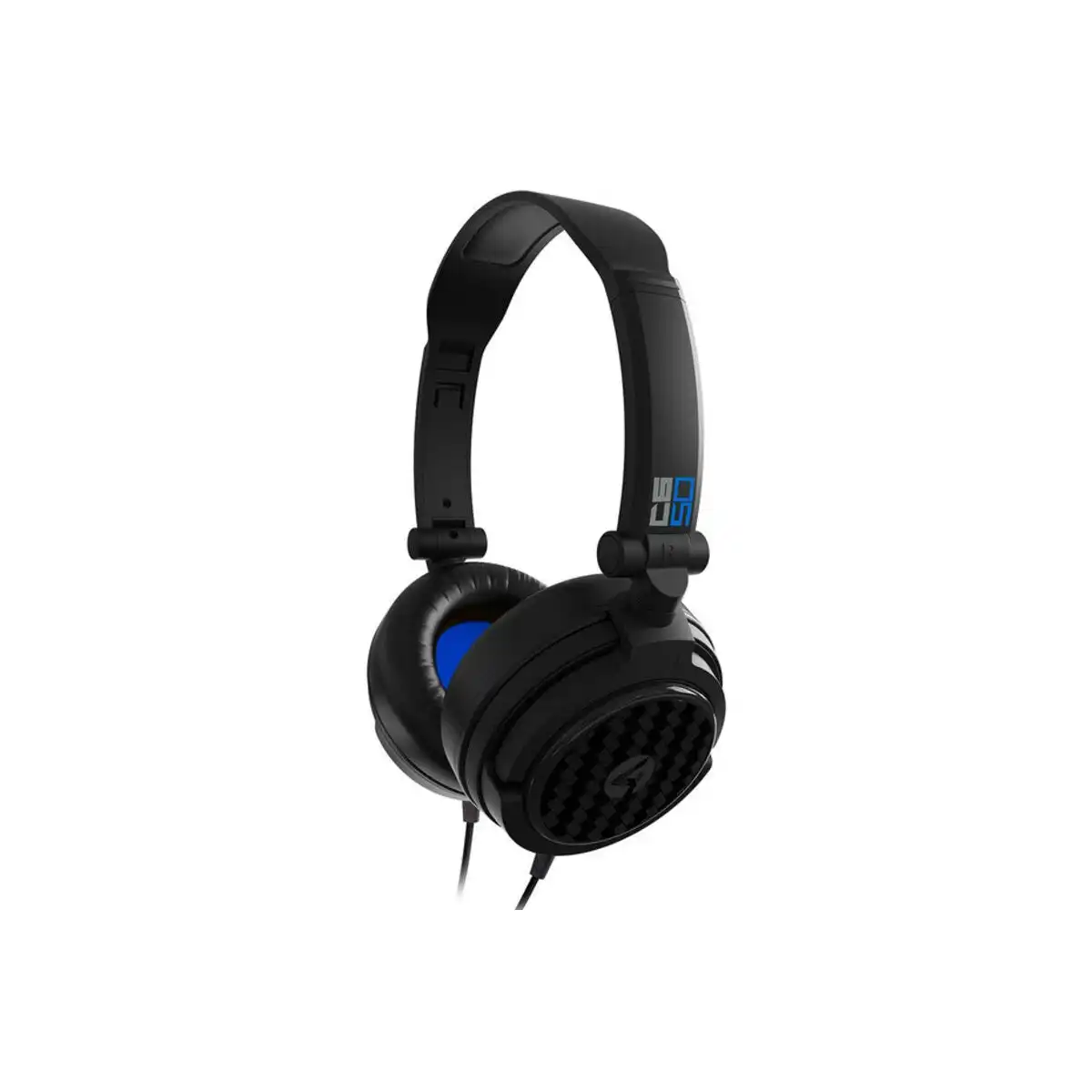 4Gamers C6-50 Gaming Wired Headset - Black/Blue