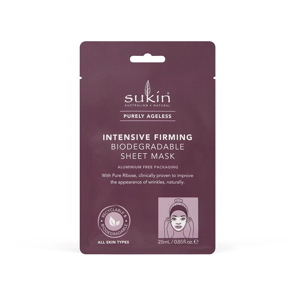 Sukin Purely Ageless Firming Biodegradable Sheet Mask 25ml