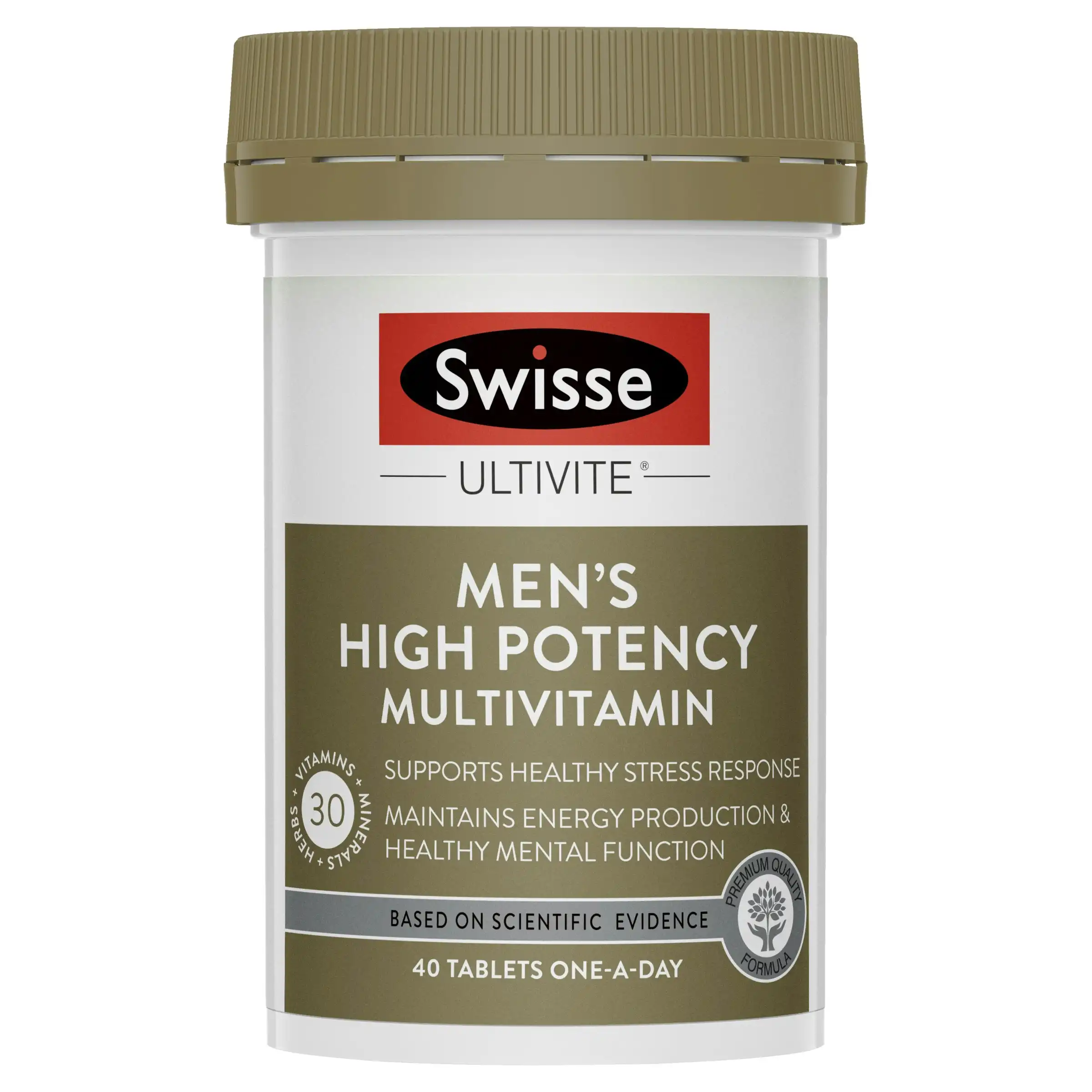 Swisse Ultivite Men's High Potency Multivitamin 40 Tablets