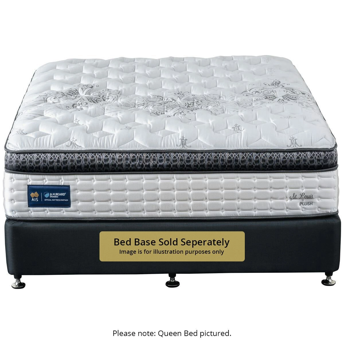 A.H. Beard Domino St Louis Plush Mattress - King Single