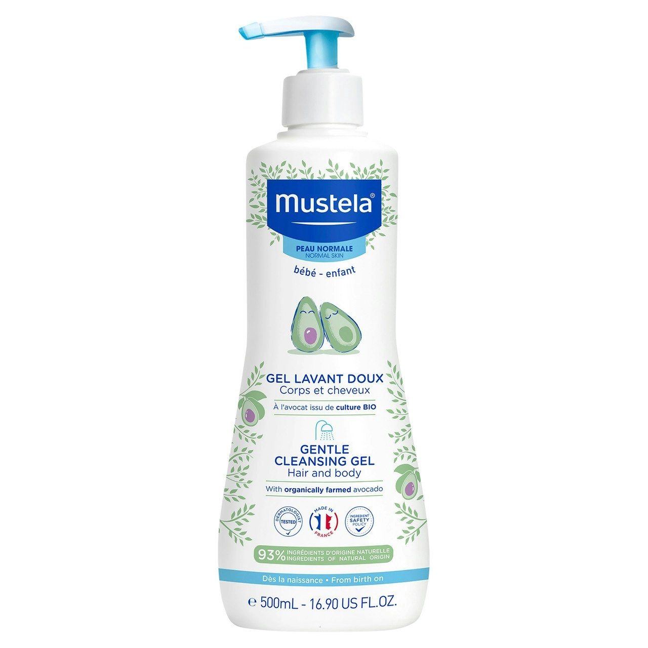 MUSTELA Gentle Cleansing Gel - for normal skin - 500ml