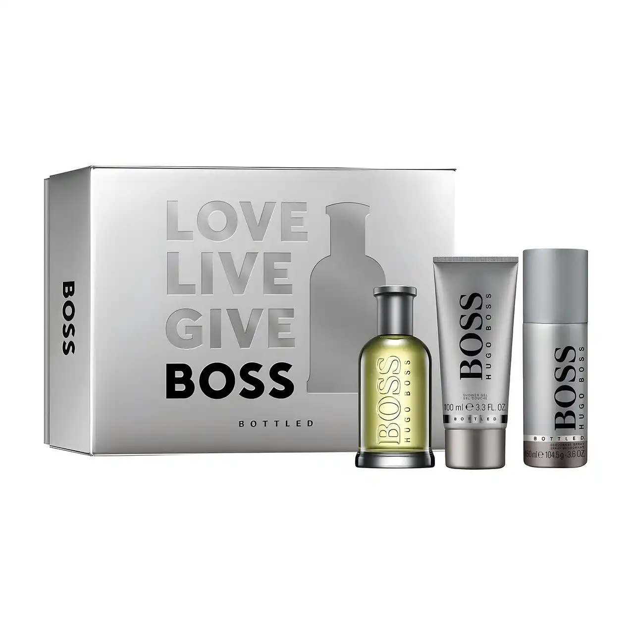 Boss Bottled 3 Piece Gift Set By Hugo Boss (Mens)