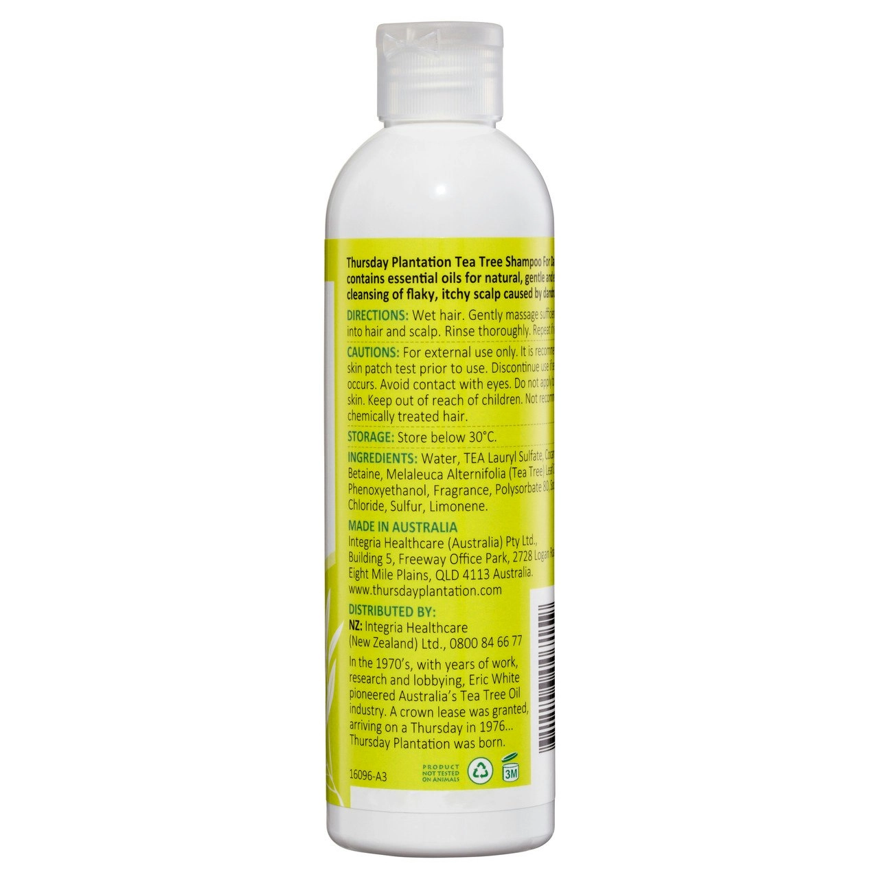 Thursday Plantation Tea Tree Shampoo For Dandruff 250mL