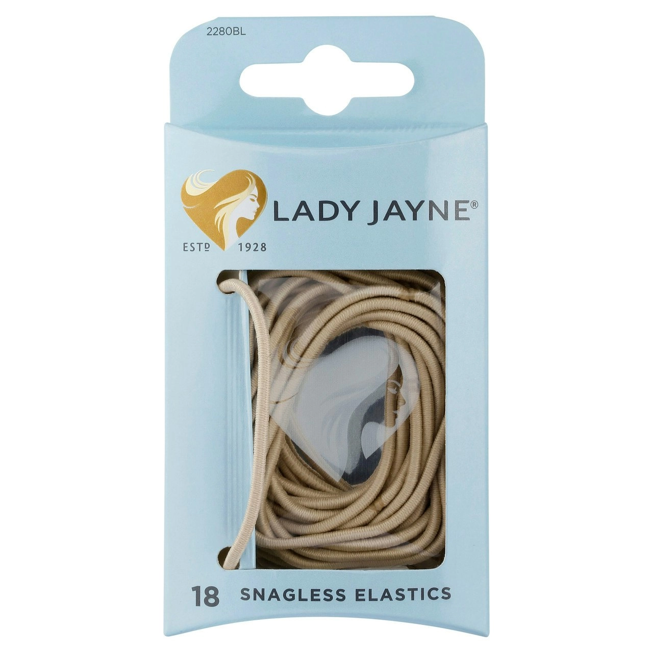 Lady Jayne Blonde Snagless Elastics - Pk18