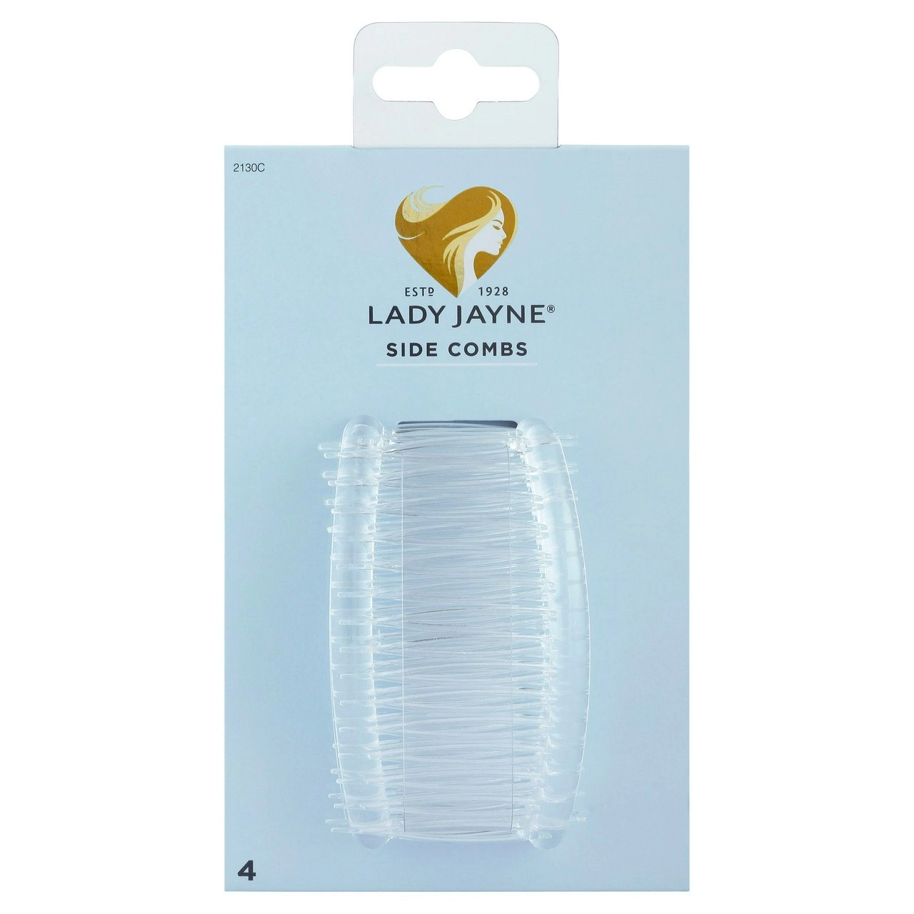 Lady Jayne Crystal Side Combs - 4 Pk