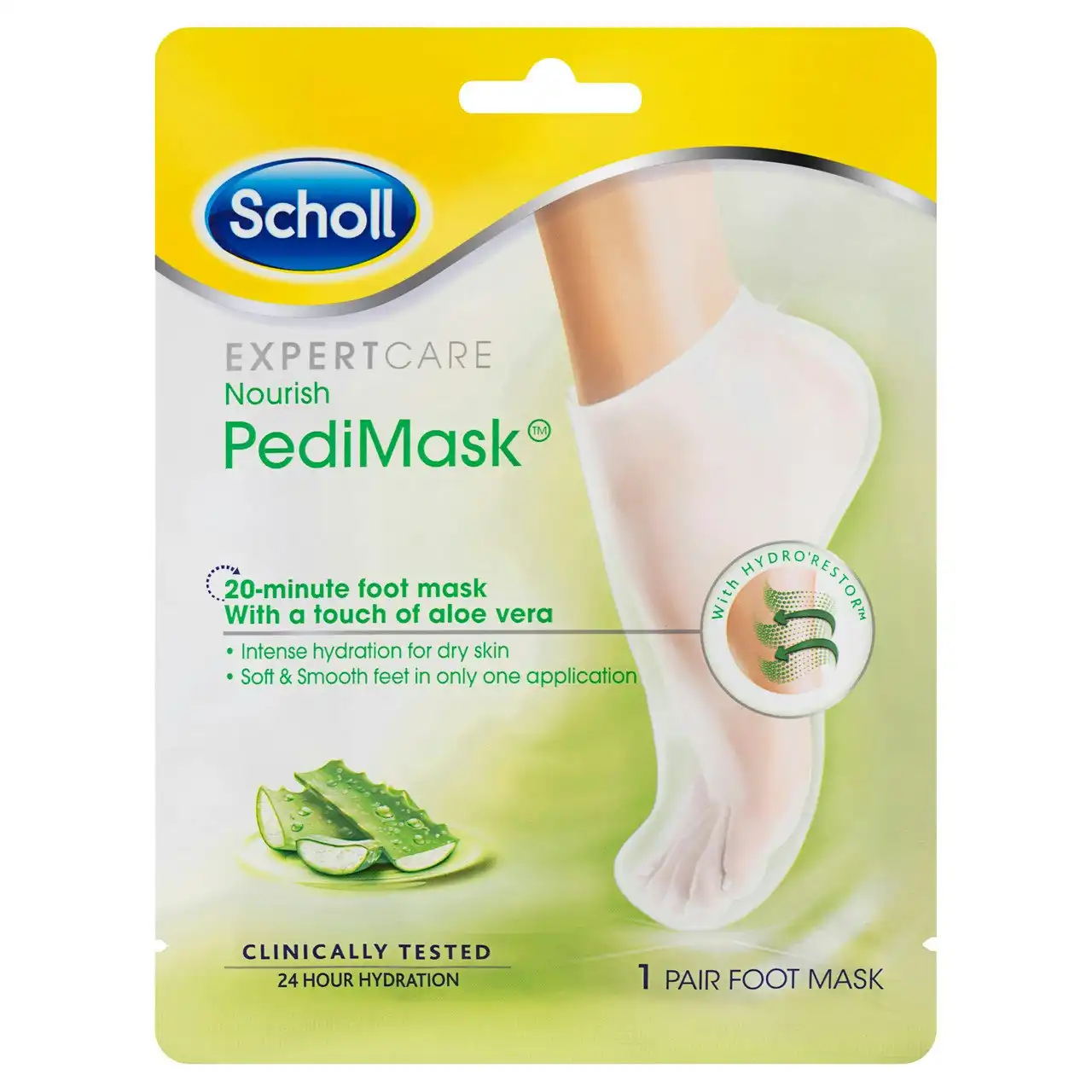 Scholl ExpertCare Nourish Pedimask Aloe Vera