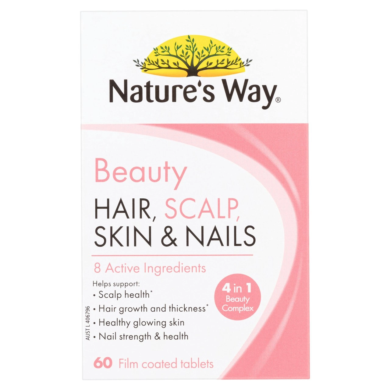 Nature's Way Beauty Hair, Scalp, Skin & Nails 60 Tablets