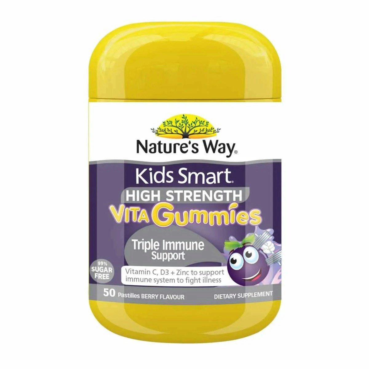 Nature's Way High Strength Adult Vita Gummies Triple Immune Support 50