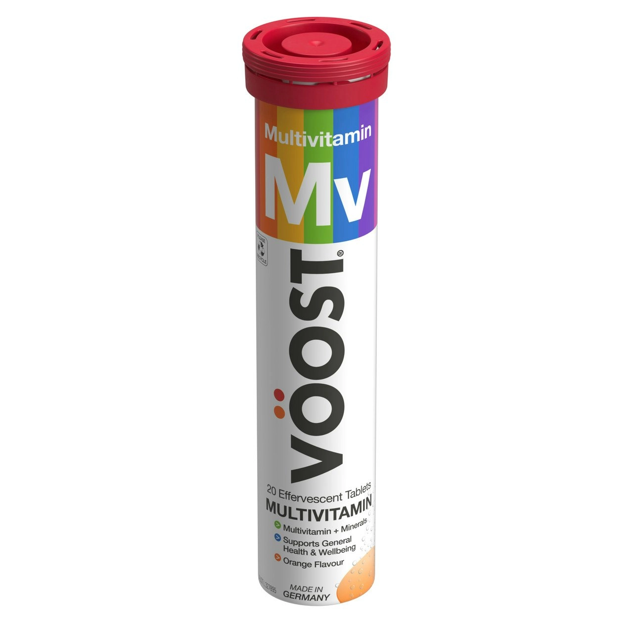 Voost Multivitamin Orange Effervescent Vitamins Supplement to support general health & wellbeing 20 Tablets