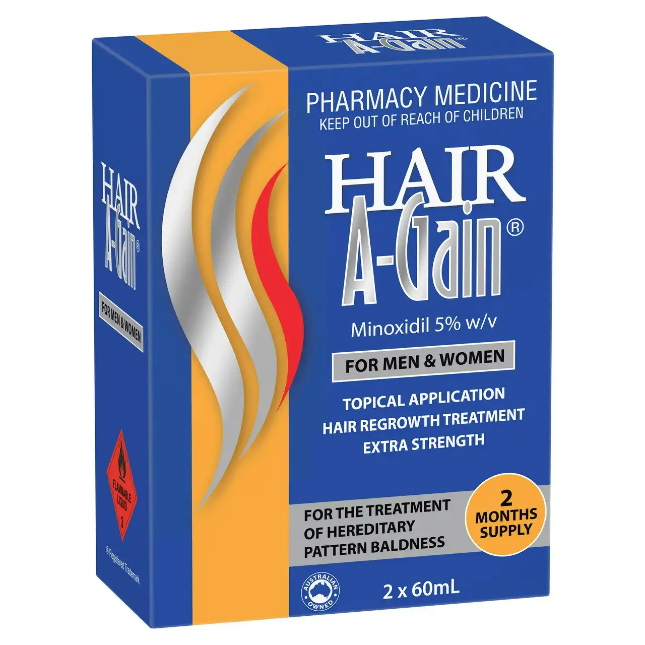 Hair A-Gain 2 Pack 2 x 60mL