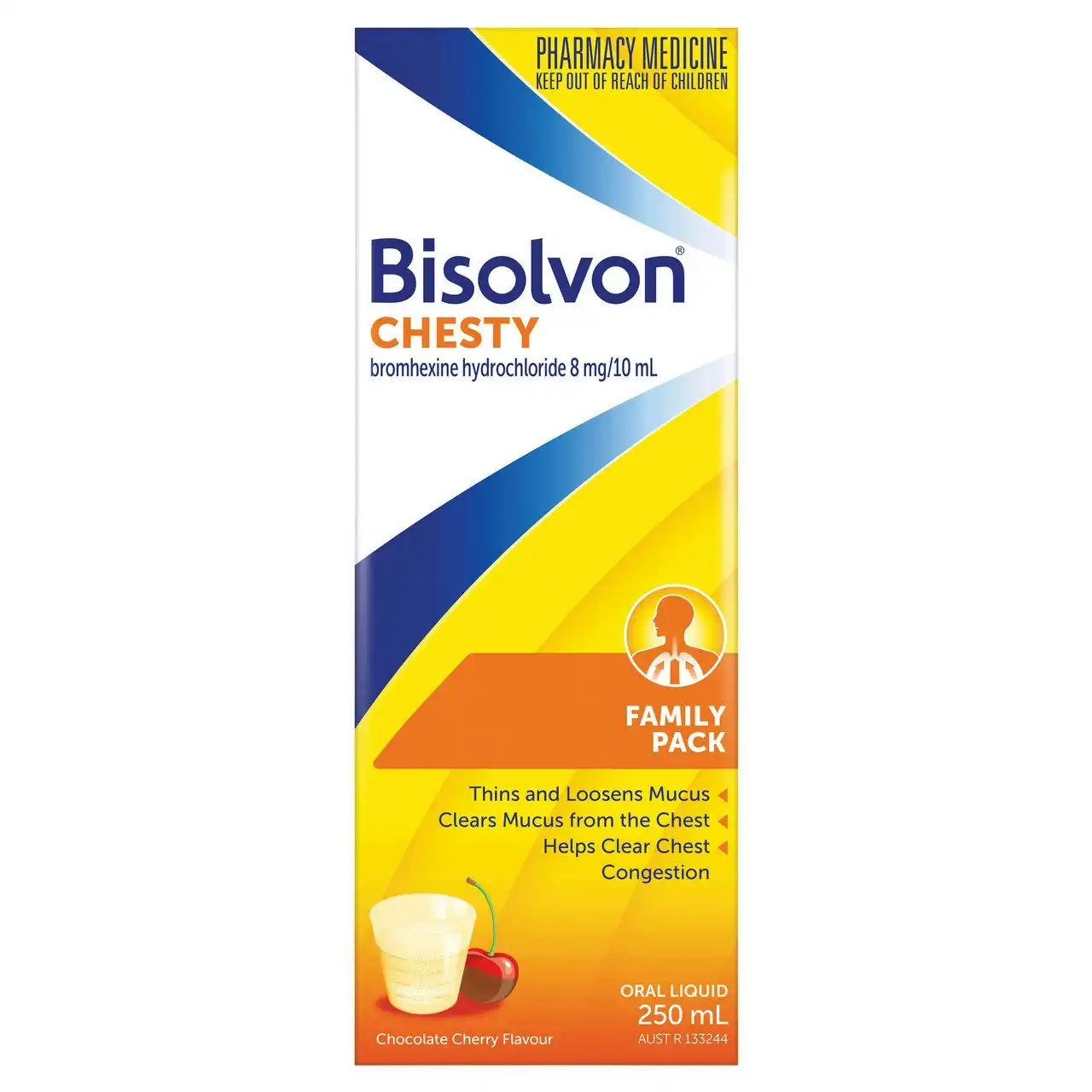 Bisolvon Chesty Liquid 250mL