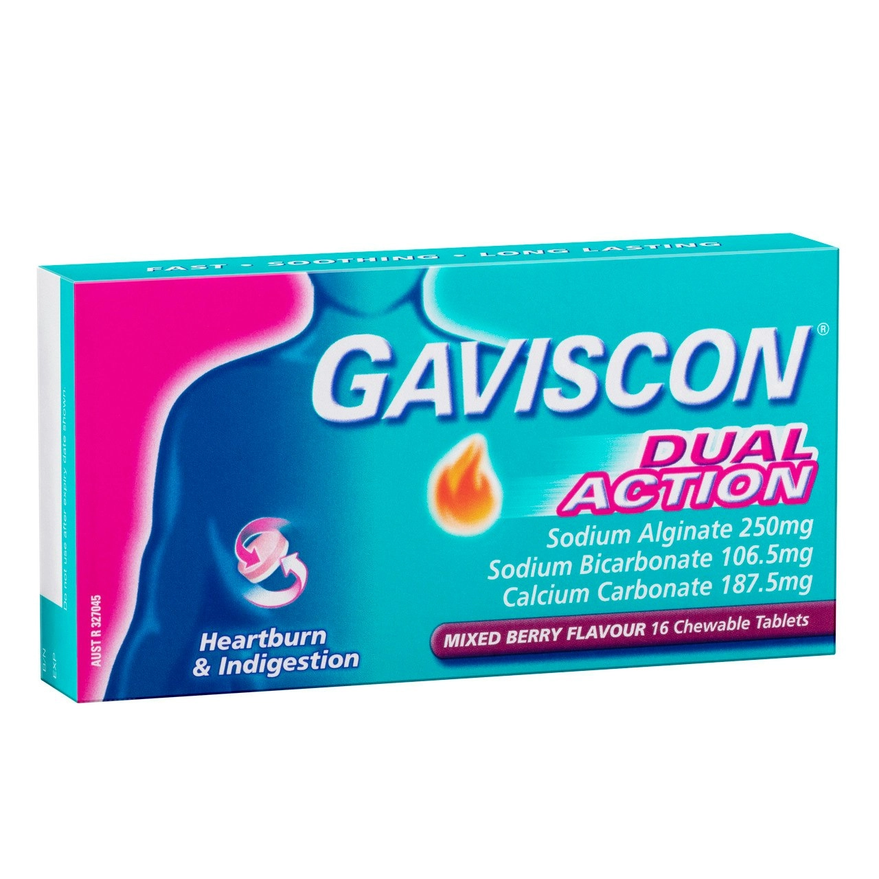 Gaviscon Dual Action Mixed Berry 16 Pack