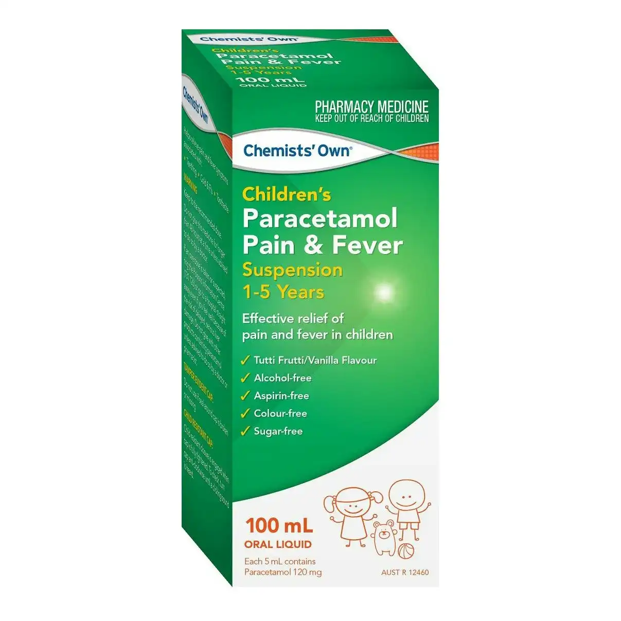 Chemists Own Children's Paracetamol Pain & Fever 1-5 Years 100ml