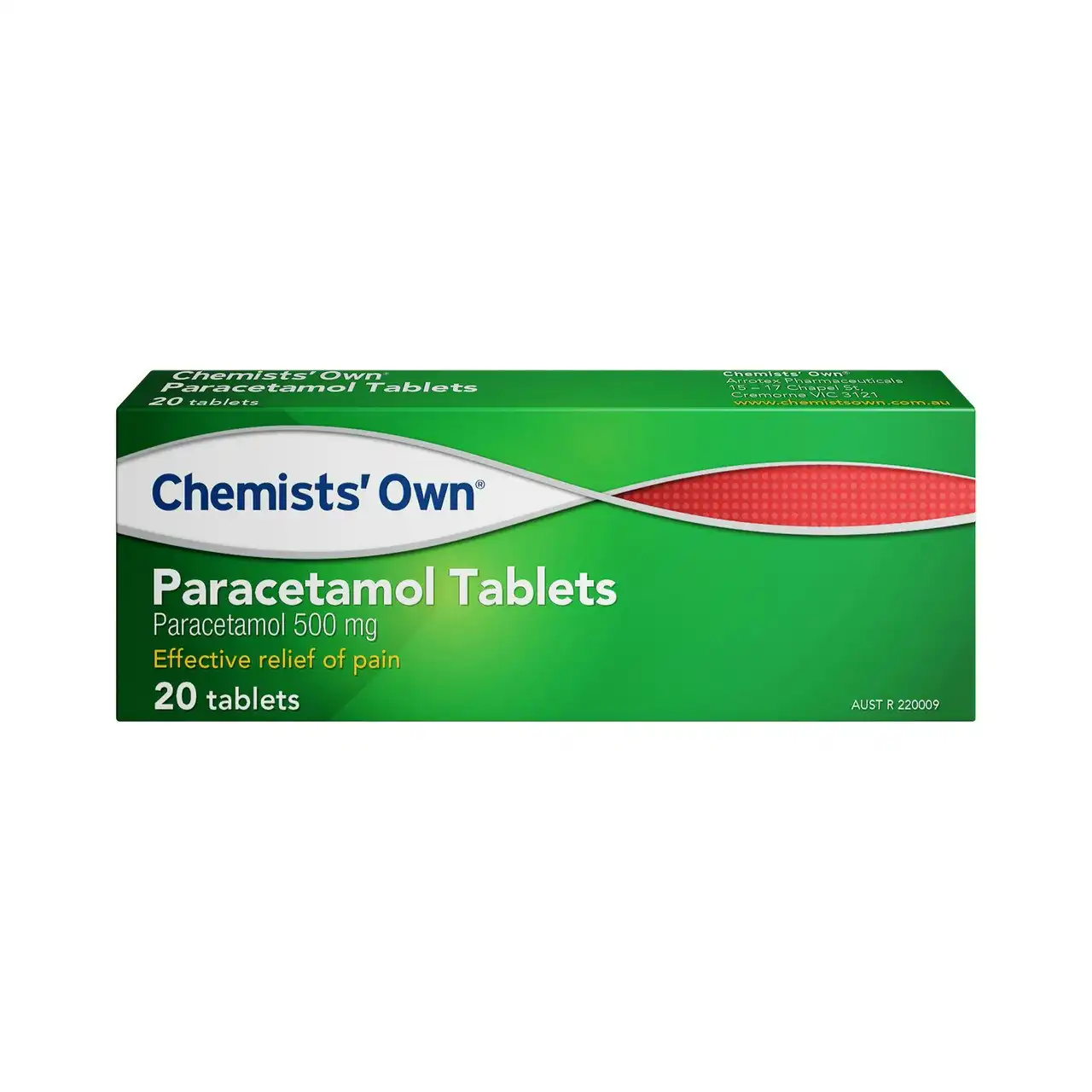 Chemists Own Paracetamol Tablets 20