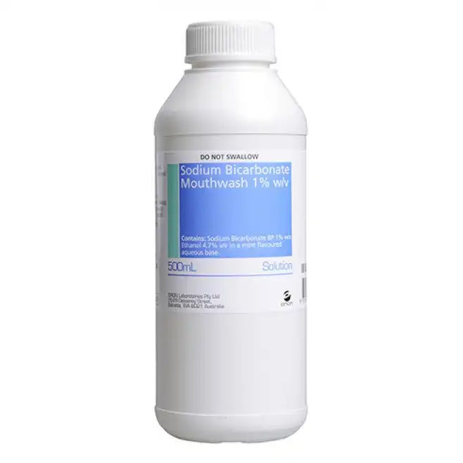 Sodium Bicarbonate Mouthwash 1% 500ml