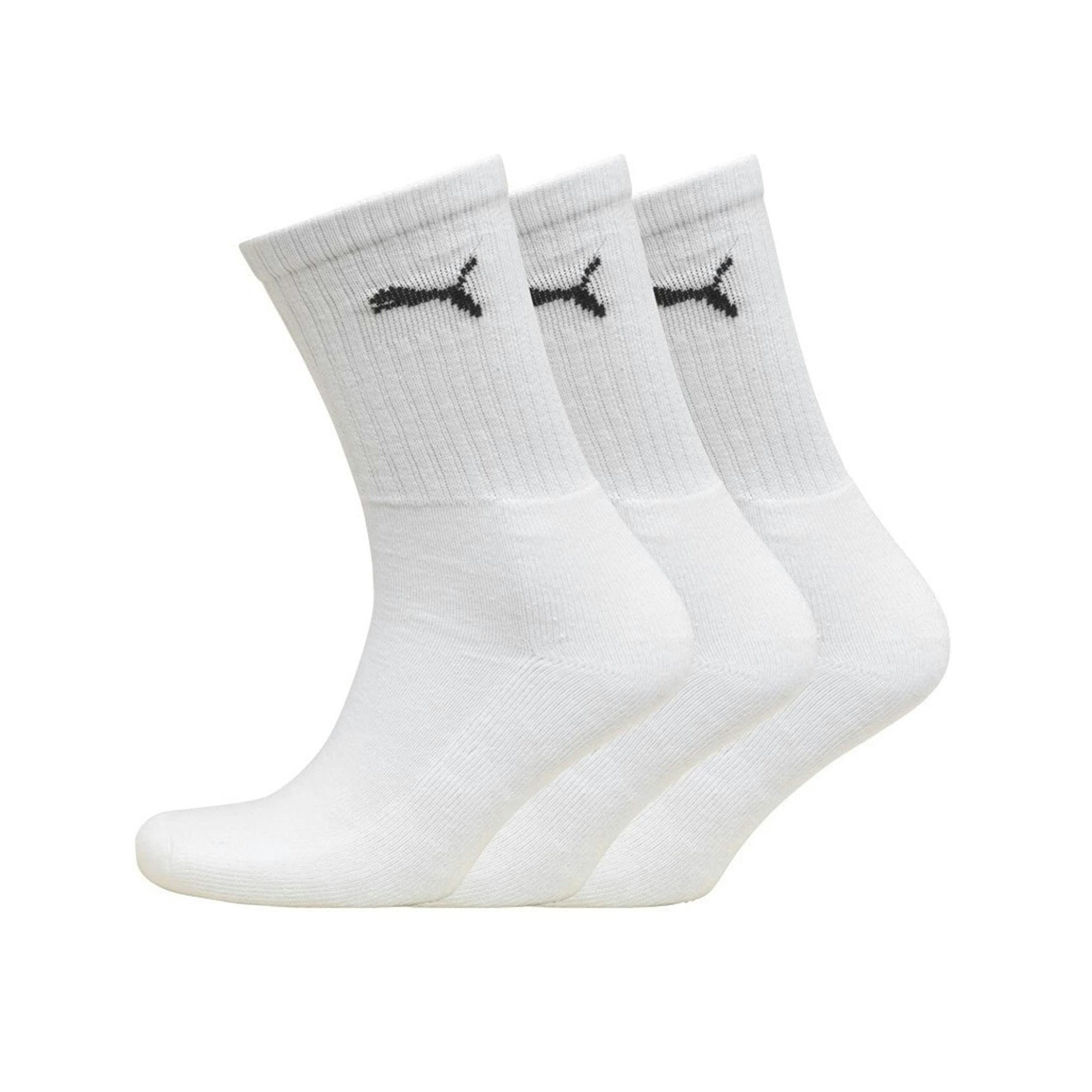 Puma Crew Sport Socks 3 Pair Pack / Mens Socks