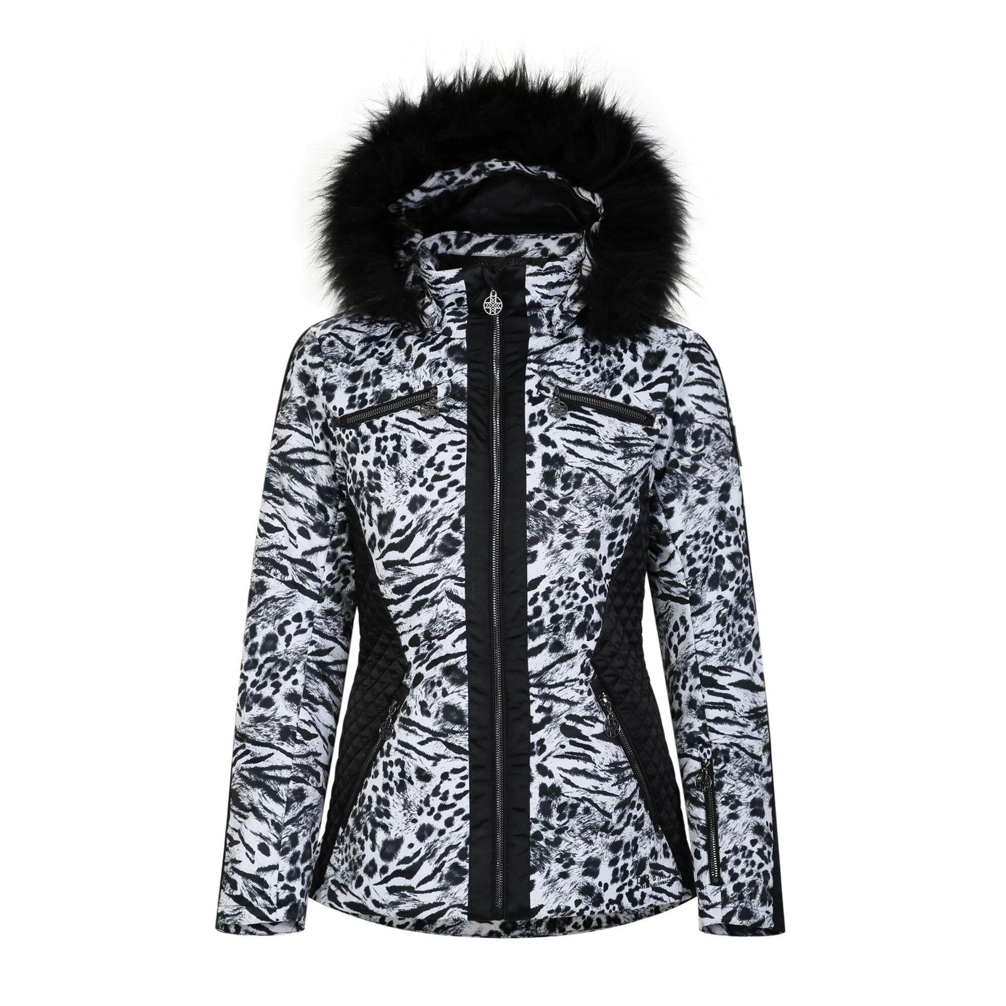 Regatta Womens/Ladies Julien Macdonald Mastery Animal Print Ski Jacket