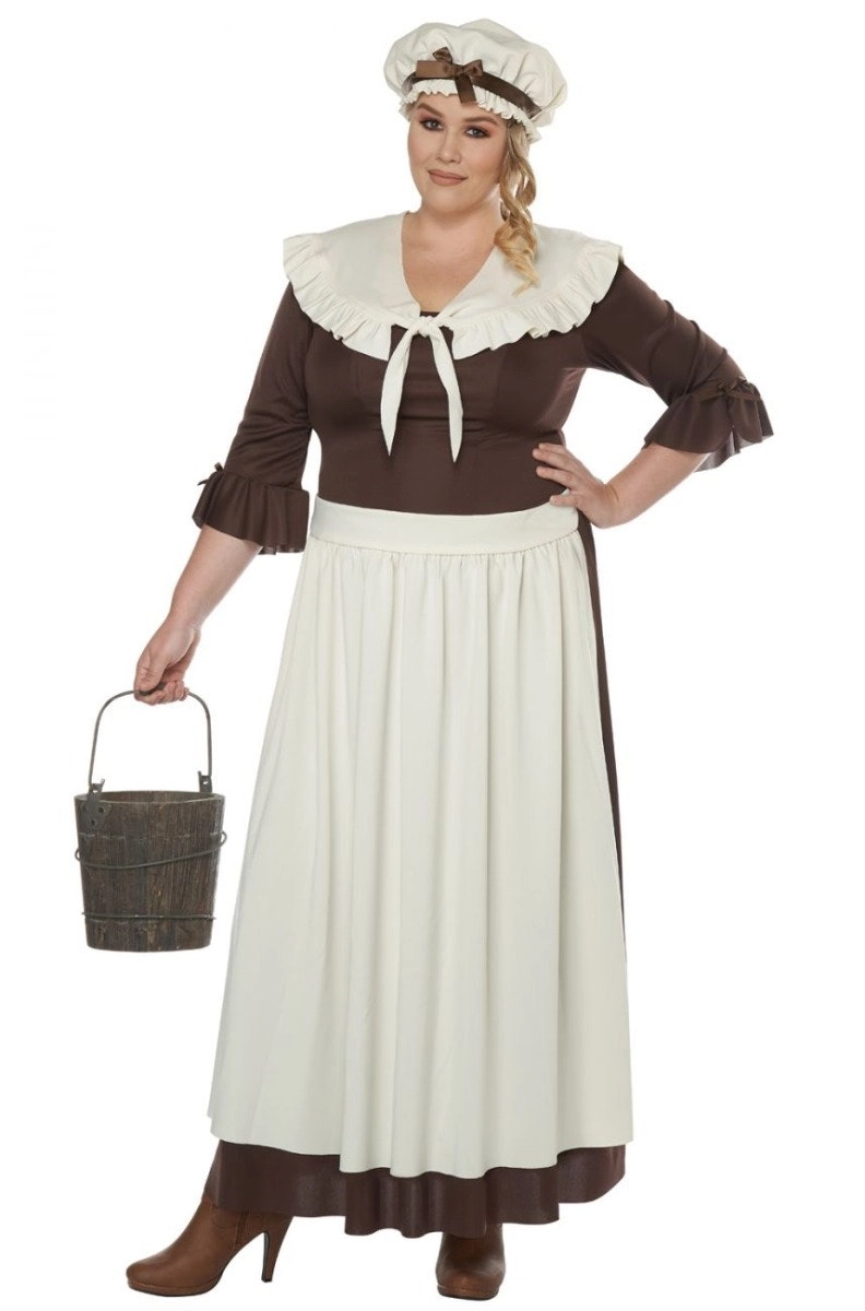 Colonial Village Woman Plus Size Costume