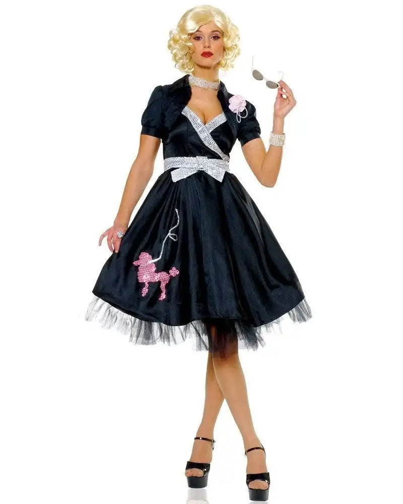 50s Poodle Diva Womens Costume