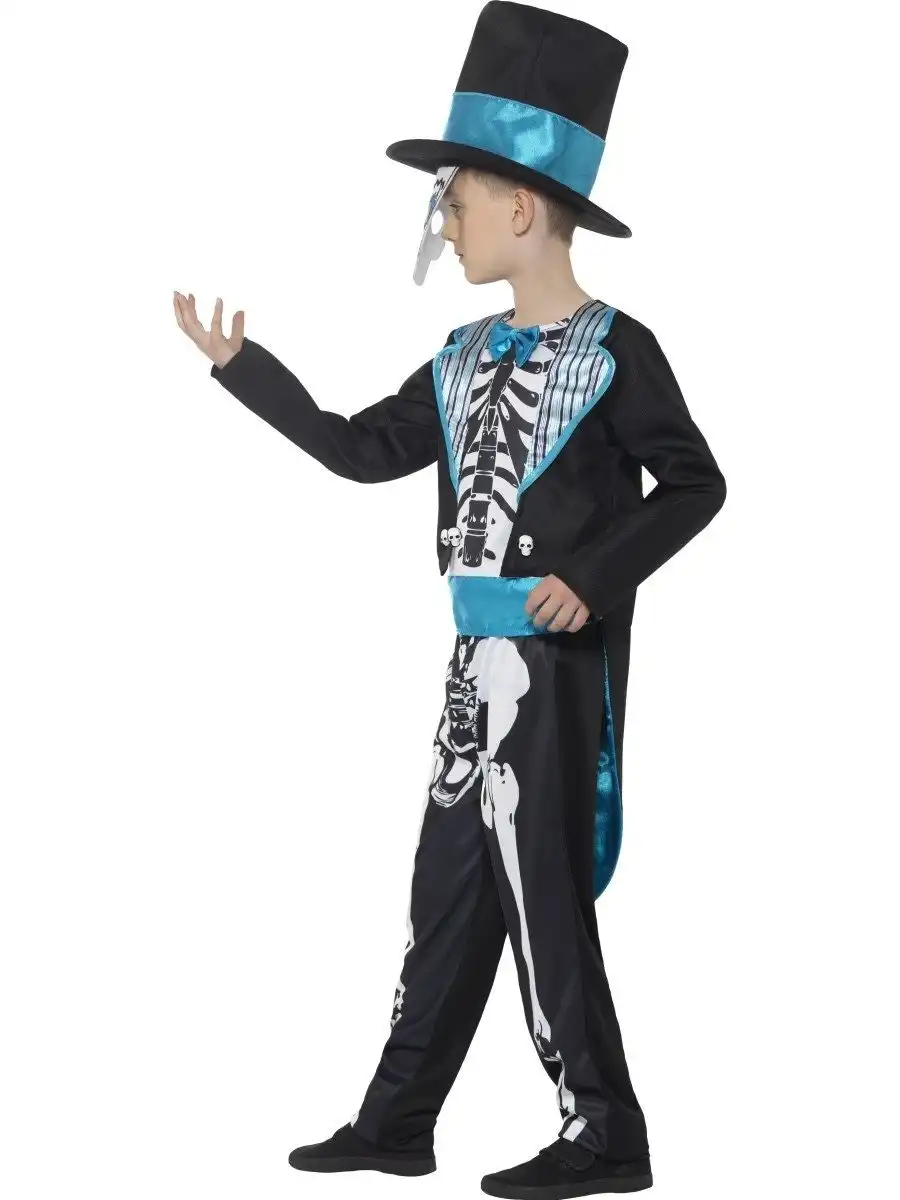 Day of Dead Groom Boys Halloween Costume