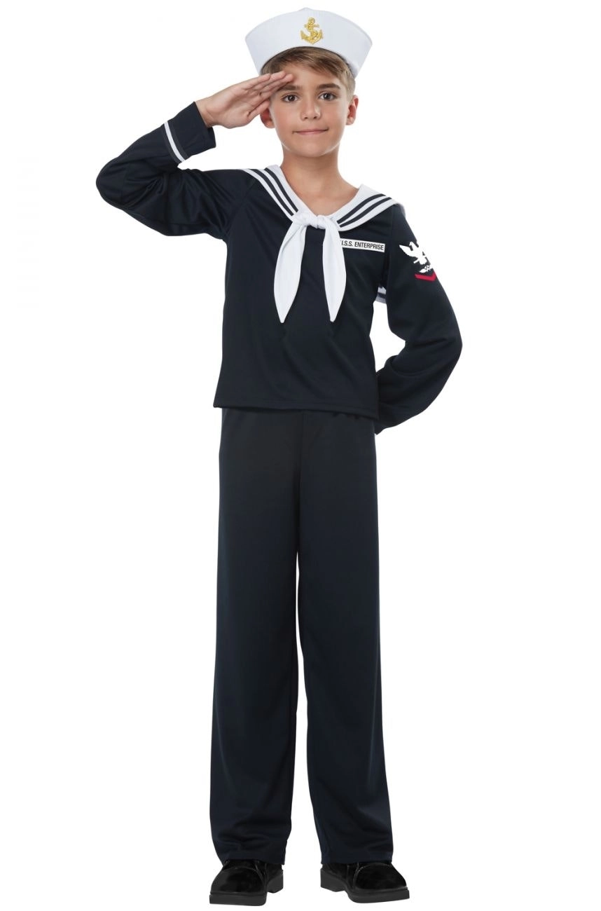 Navy Sailor Boys Costume