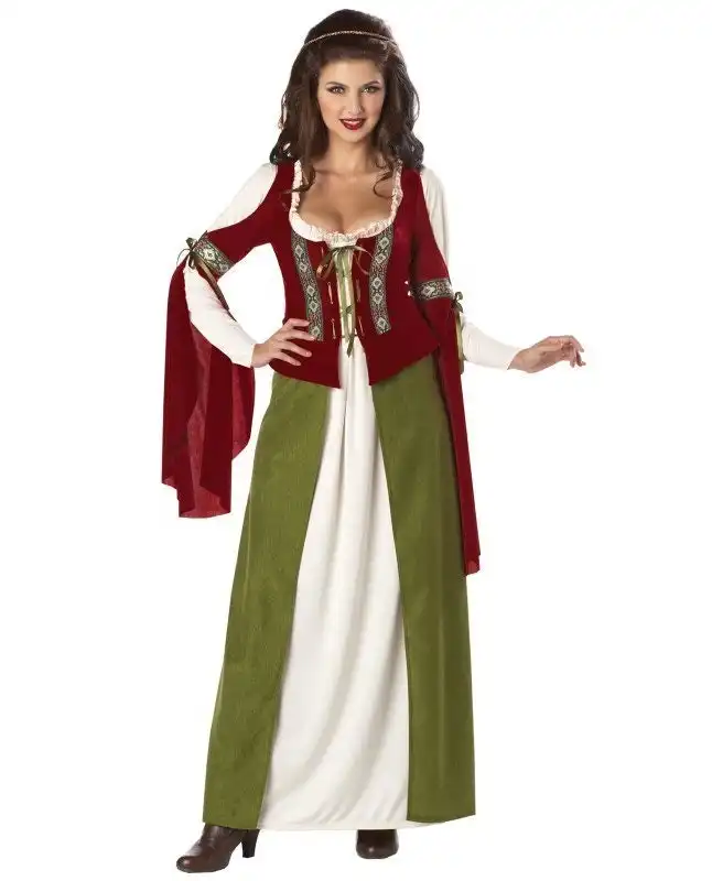 Maid Marian Medieval Womens Costume