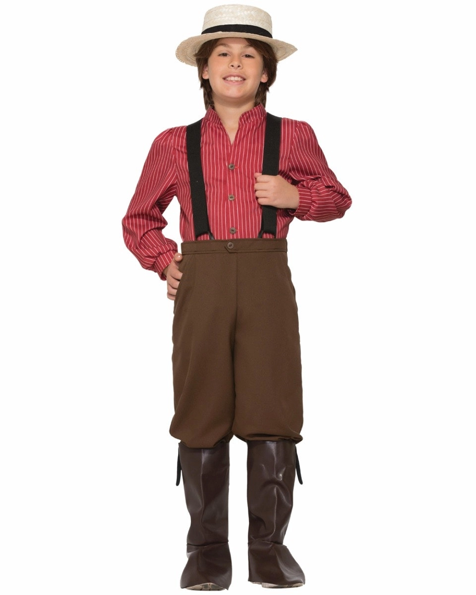 American Pioneer Boy Child Costume