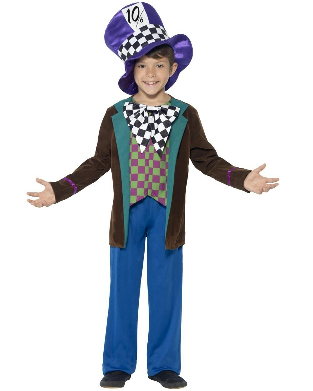 Deluxe Mad Hatter Boys Costume