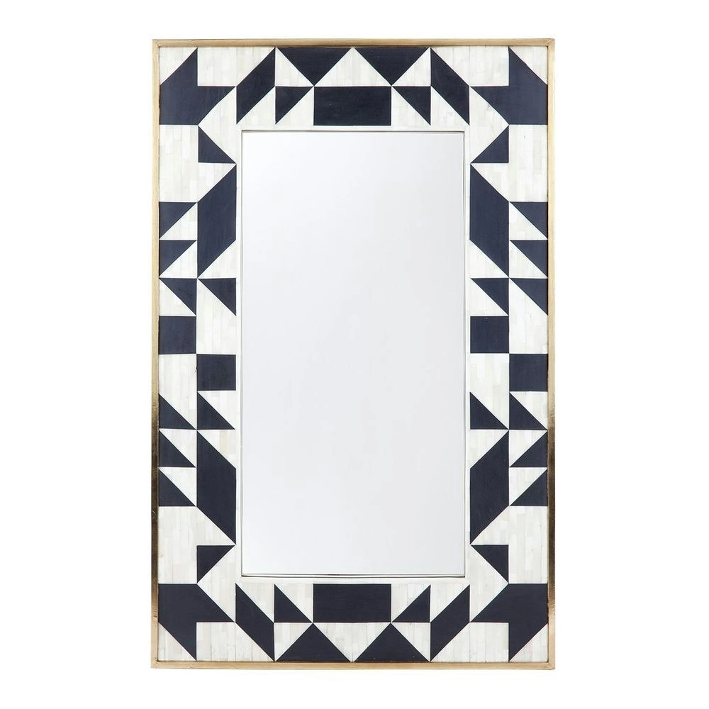 Luxe Living Huxley Bone Inlay Wall Mirror