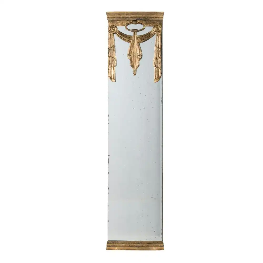 Royal Regal Slim Designer Ornatte Metallic Mirror 38X160CM