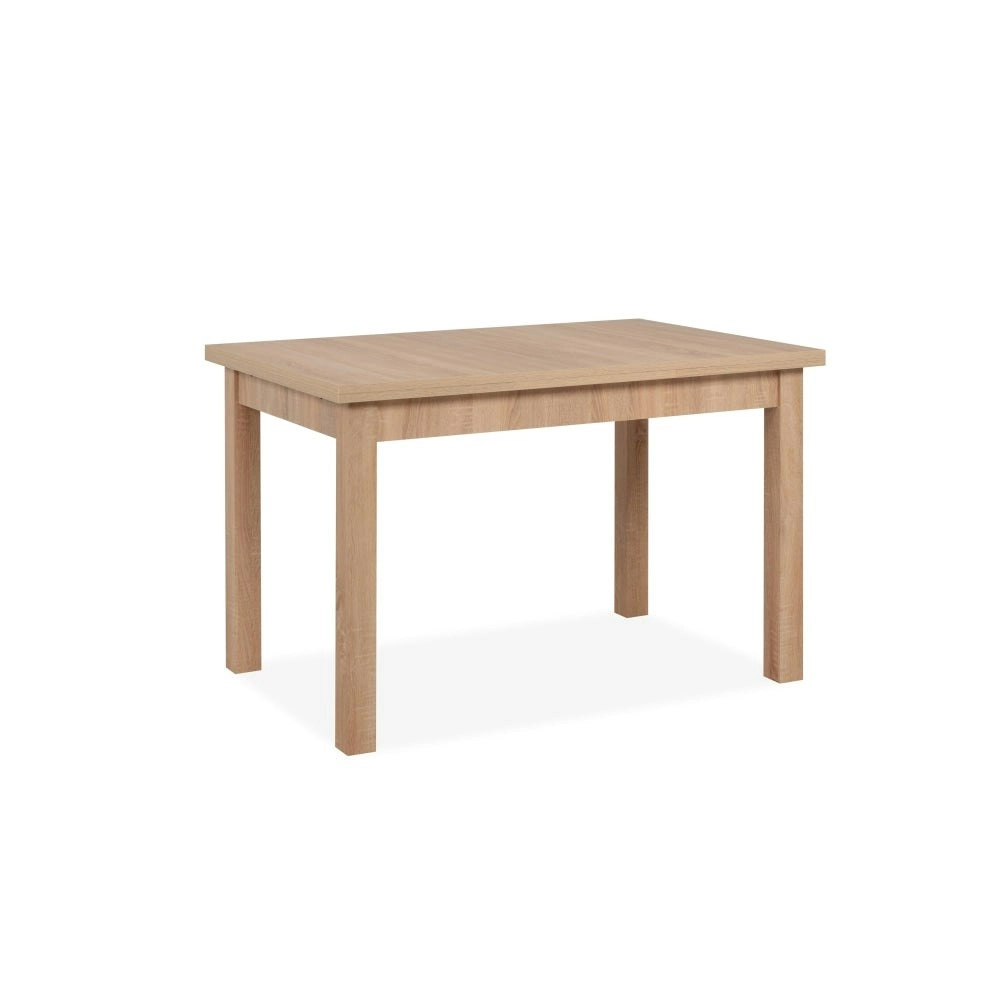 Design Square Vernon Wooden Extendable Kitchen Dining Table Extendable 120-200cm Oak