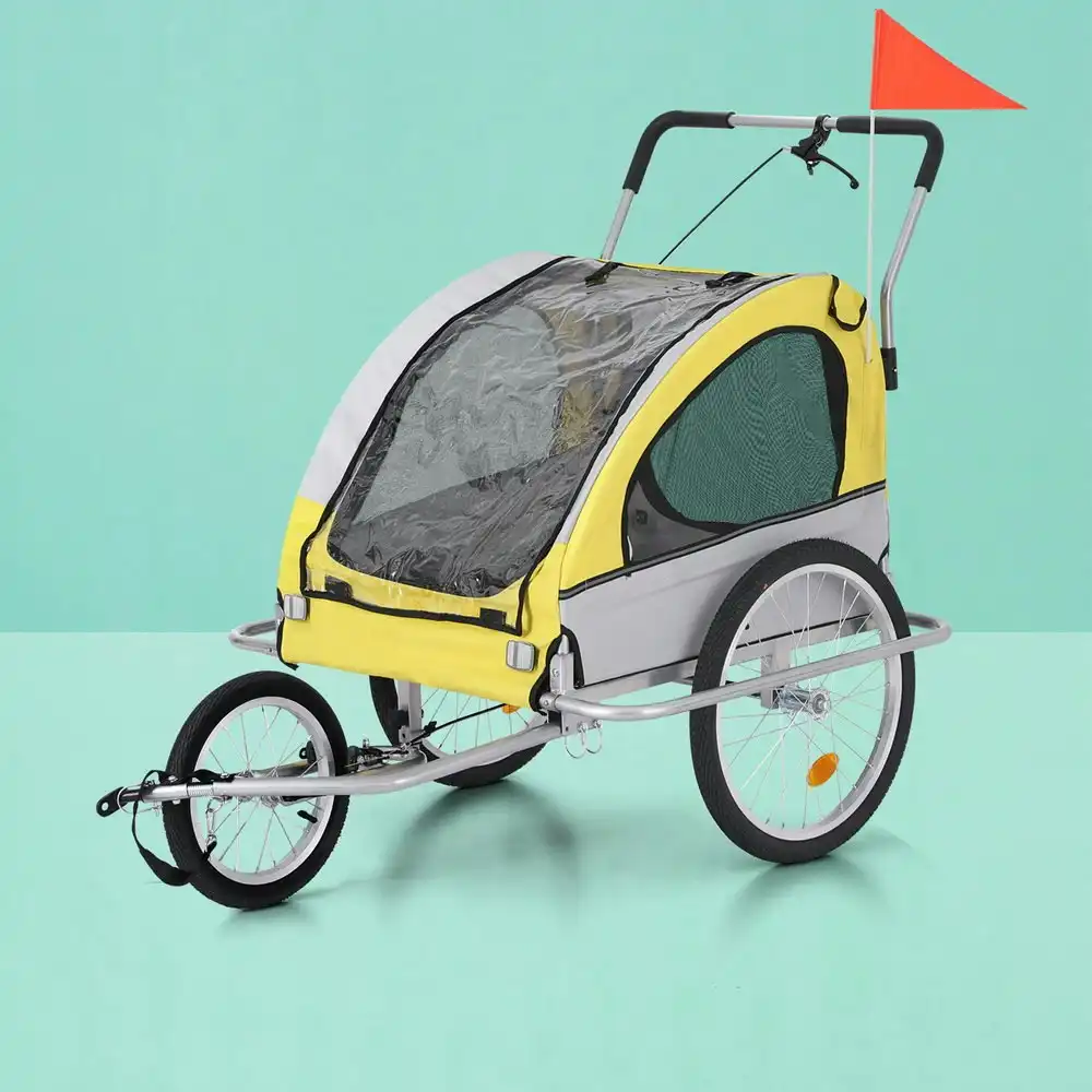 i.Pet Pet Bike Trailer Dog Stroller Pram Bicycle Large Travel Cycling Foldable