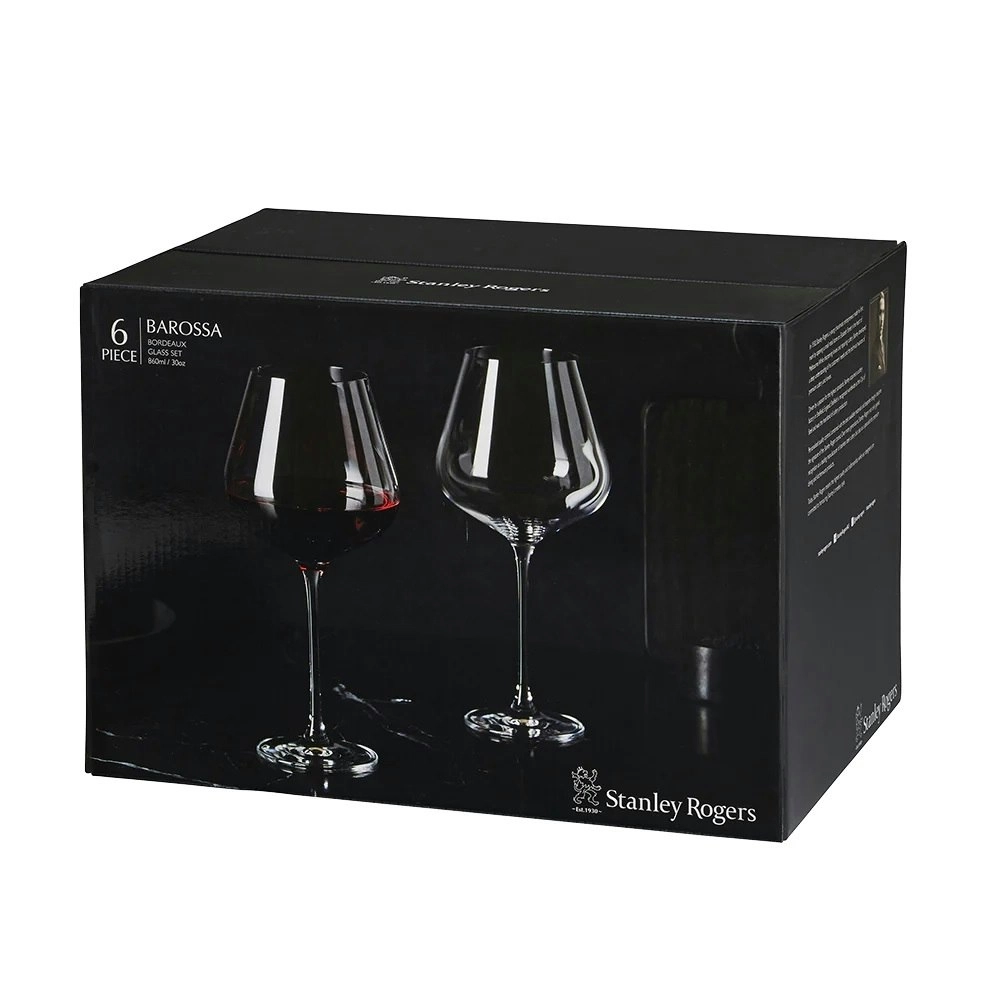 Stanley Rogers BAROSSA BORDEAUX 860ml WINE GLASSES SET 6