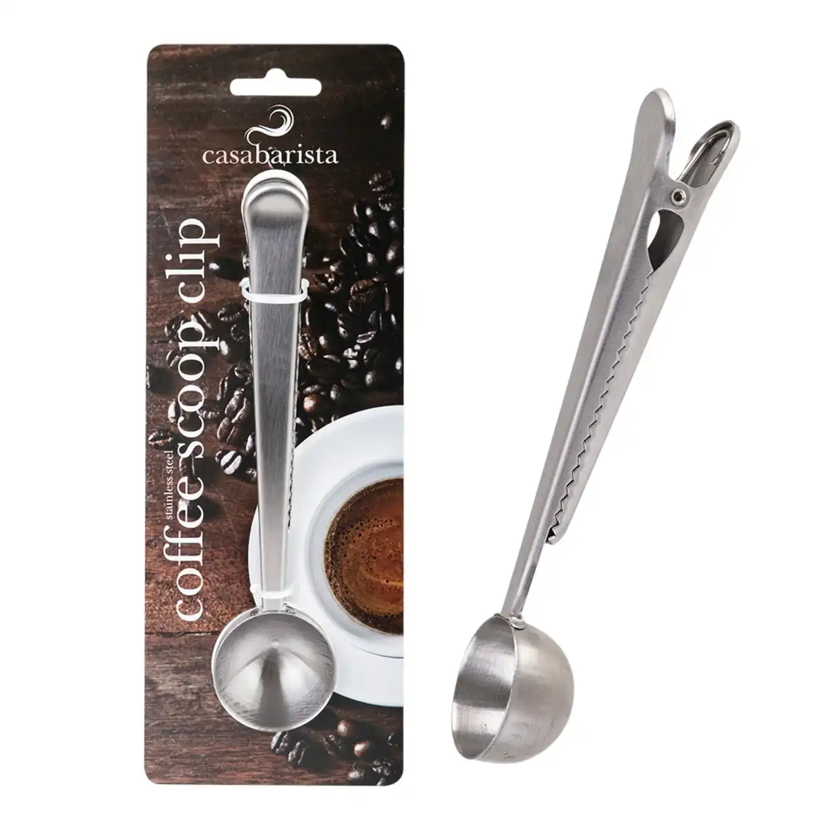 Casabarista Stainless Steel Coffee Scoop Clip