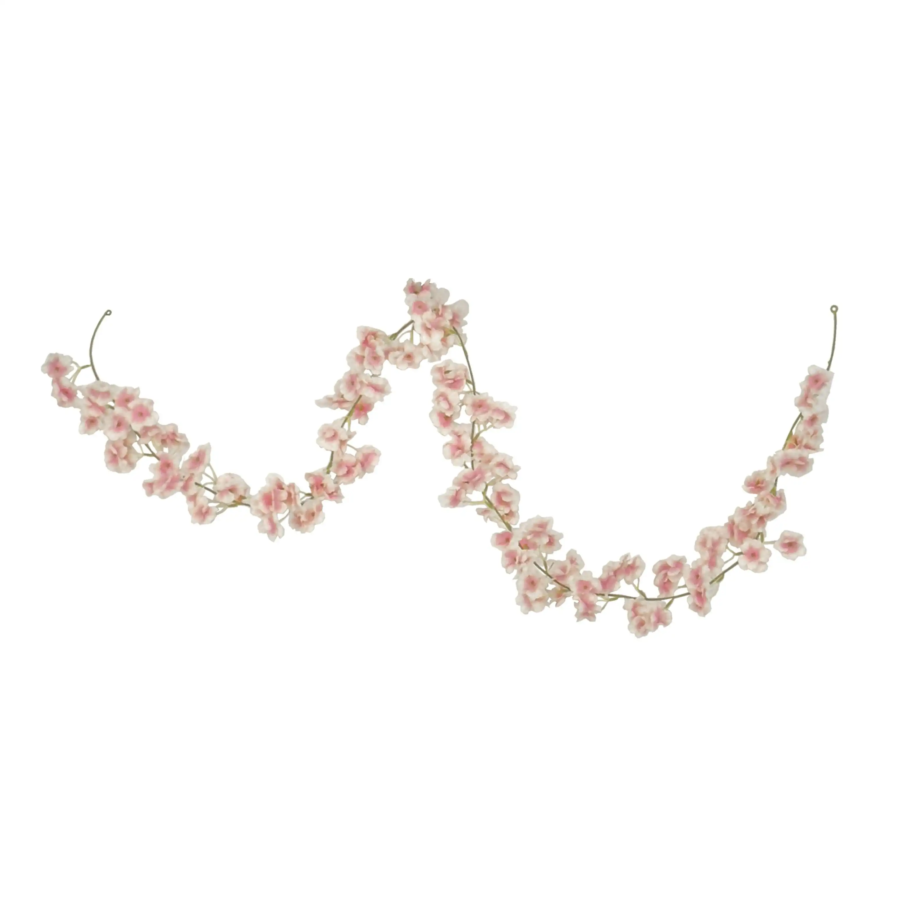 Artificial Garland - Cherry Blossom - White/Pink 180cm