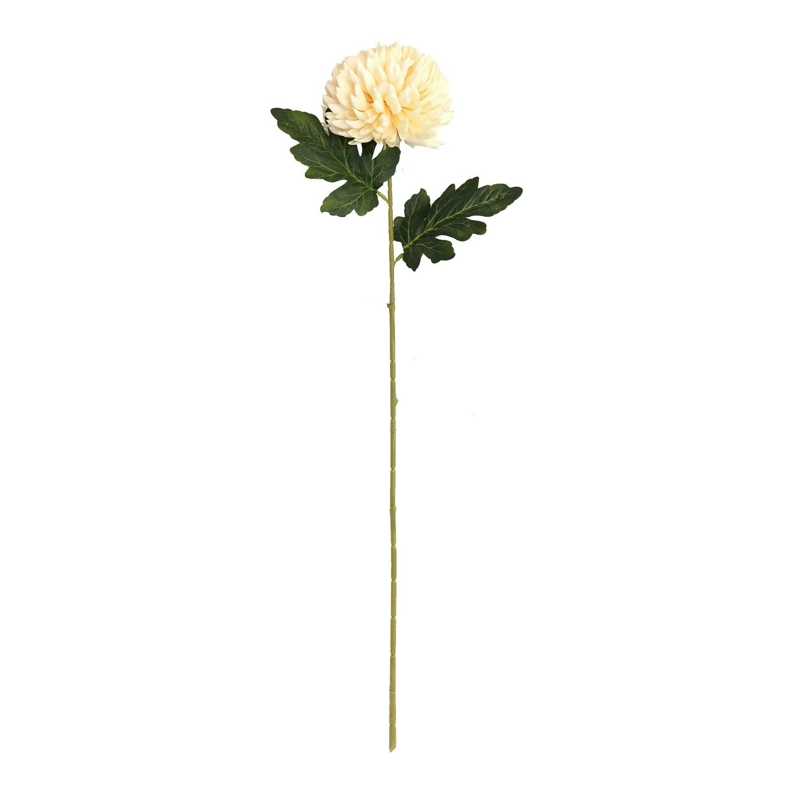 Artificial White Dahlia Flower Stem 75cm