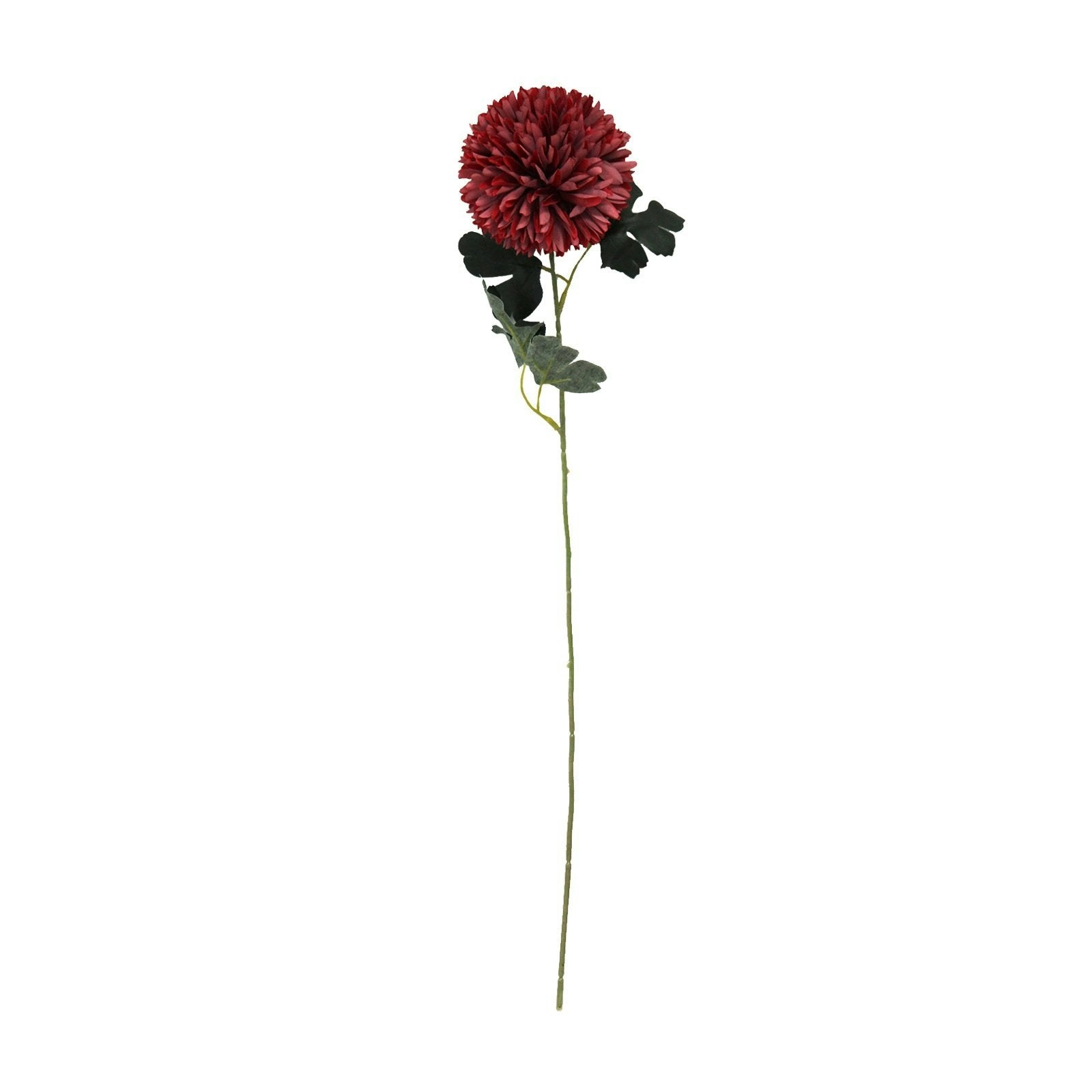 Artificial Red Dahlia Flower Stem 55cm