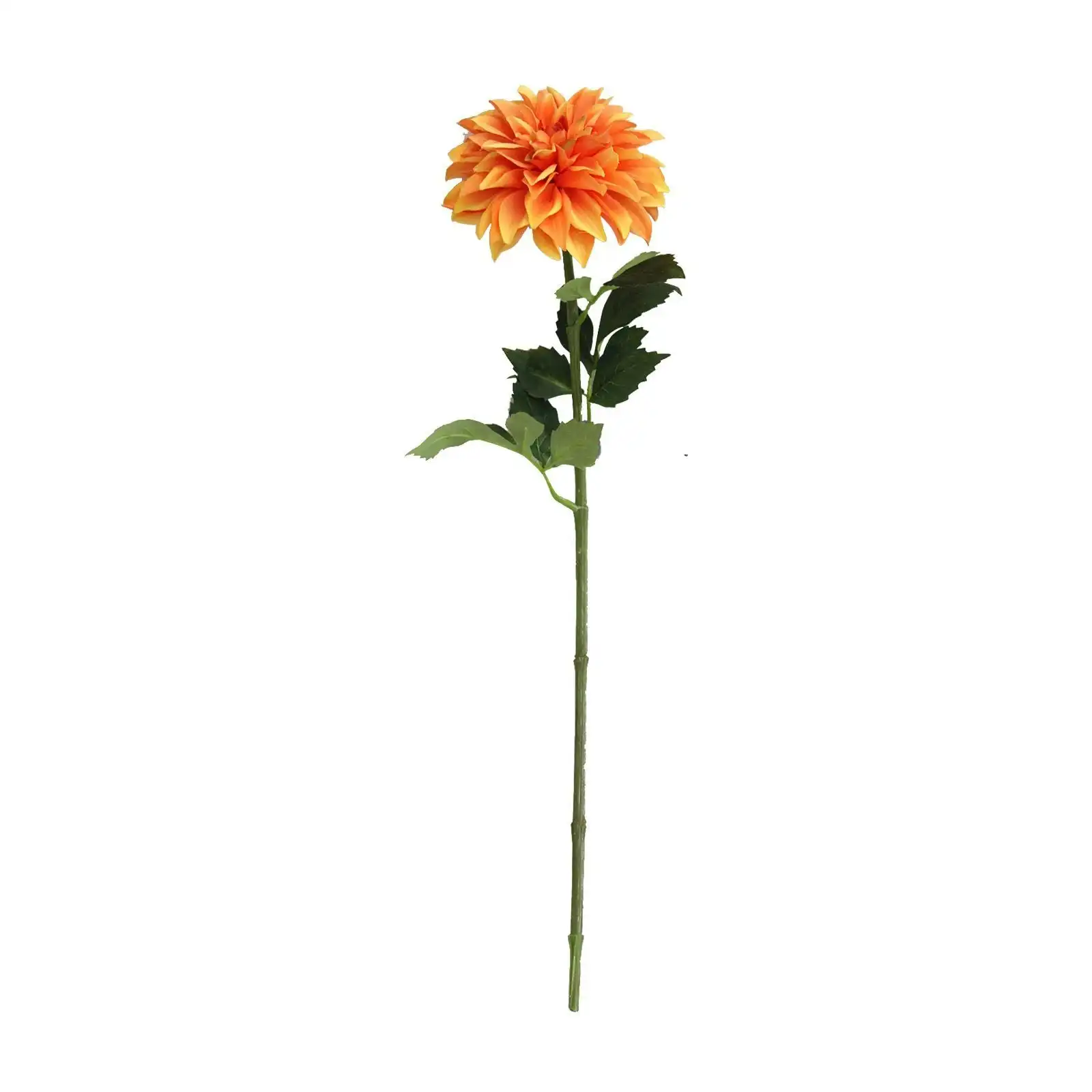 80cm Artificial Wild Dahlia Stem - ORANGE