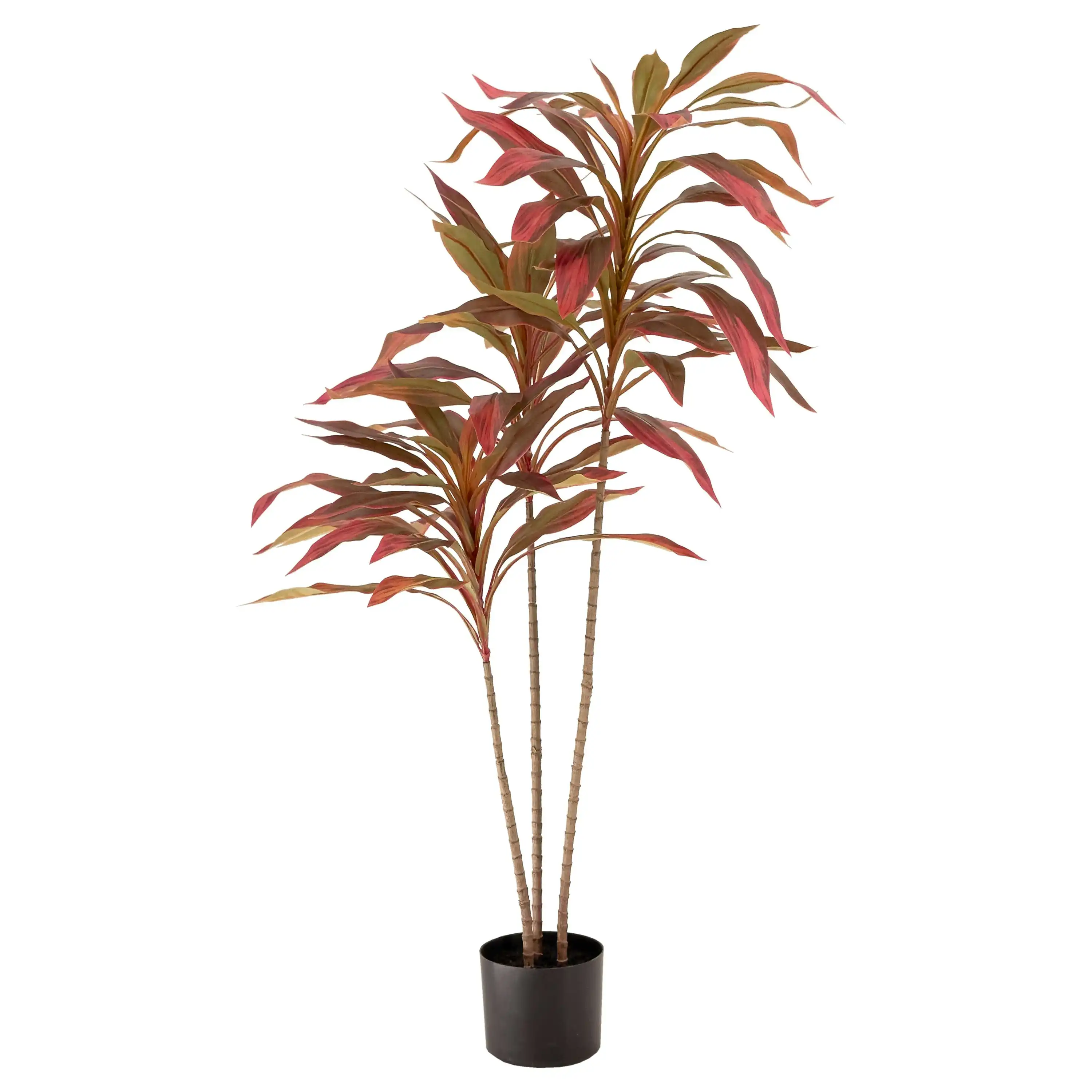 Large Artificial red leaves Dracaena Plant 120cm