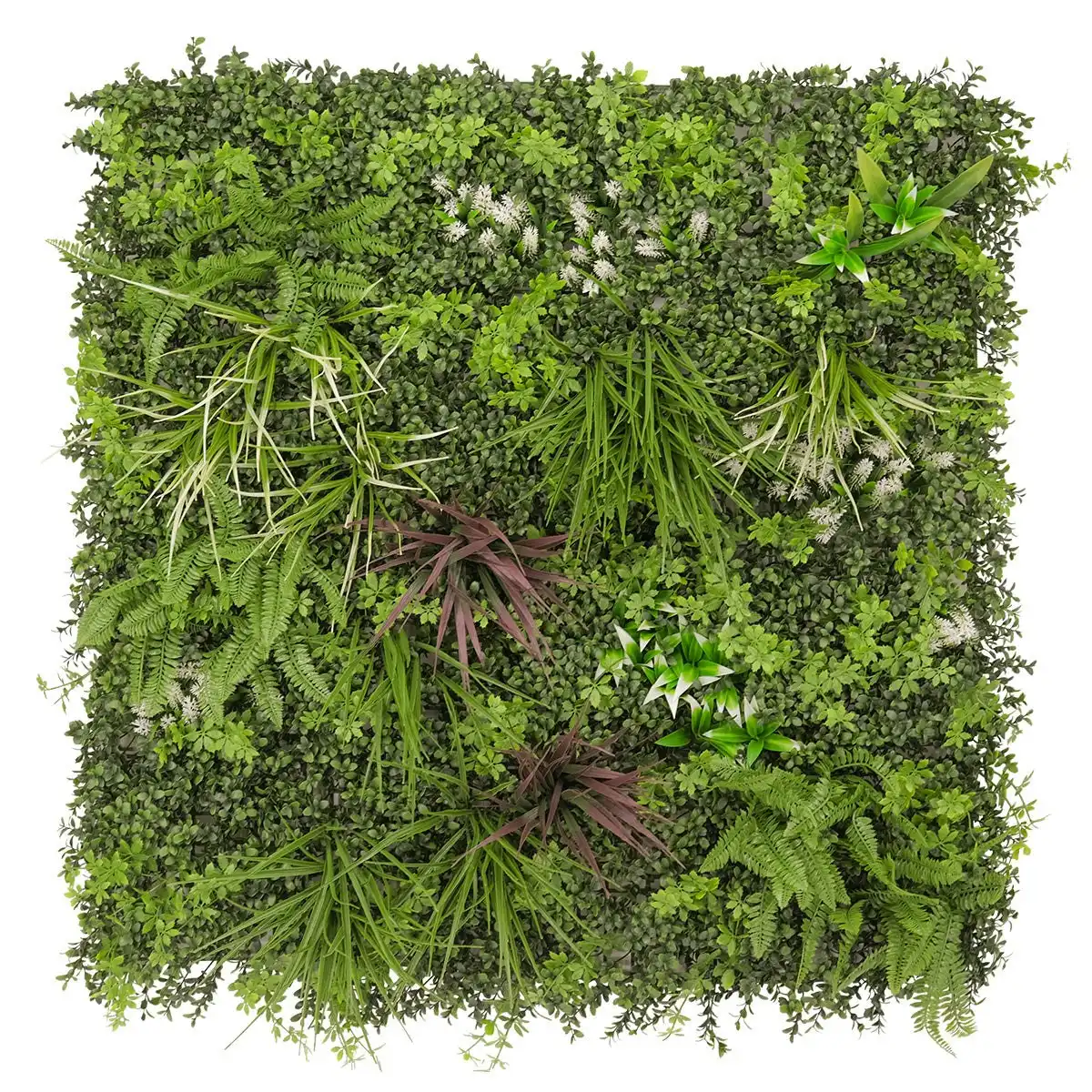 Artificial Hedge - Wild Tropics - 100x100cm