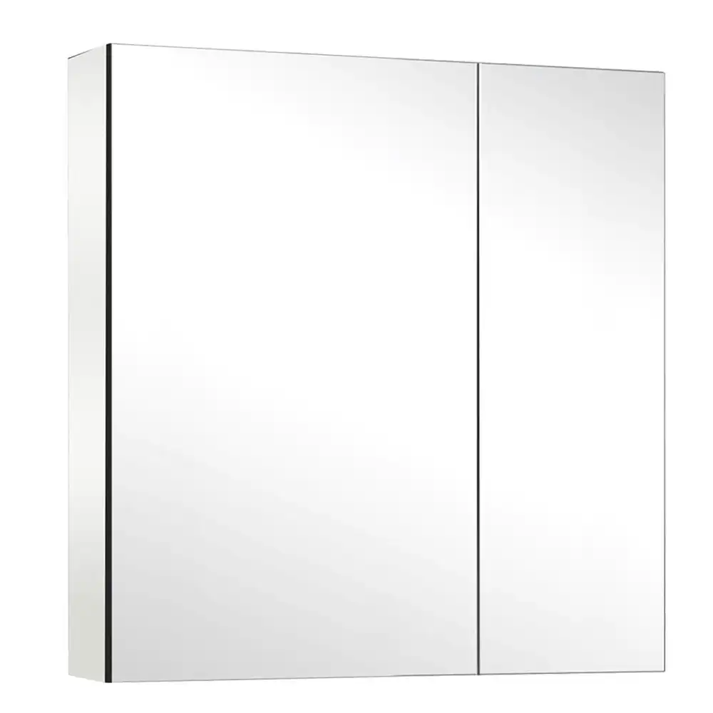 Viviendo Bathroom Mirror Cabinet Home Washroom Toilet Wall-Mounted Vanity Shelf Storage -  72 x75 cm 2 Door