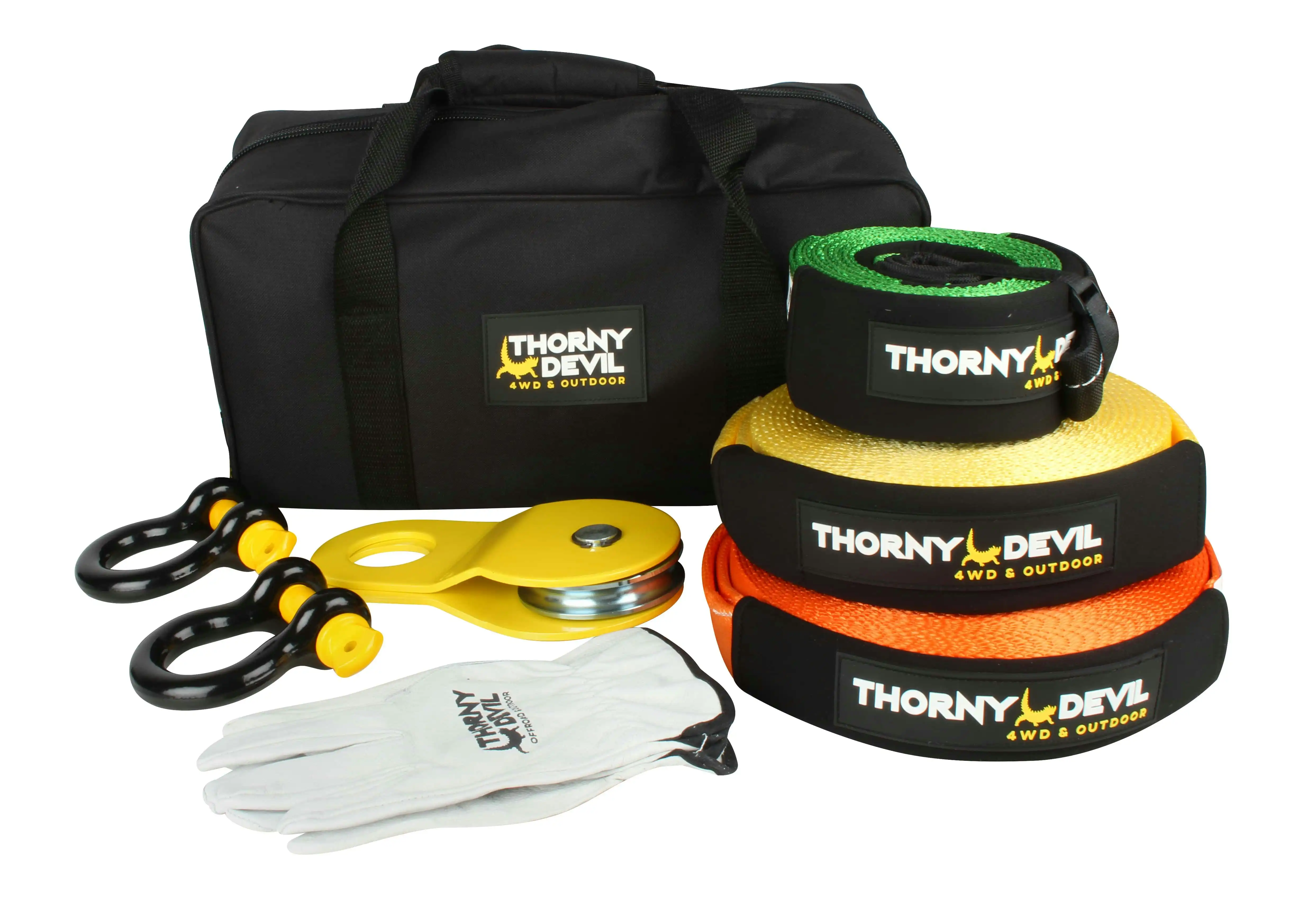 8 Piece Recovery Kit 8t Snatch And Accessories