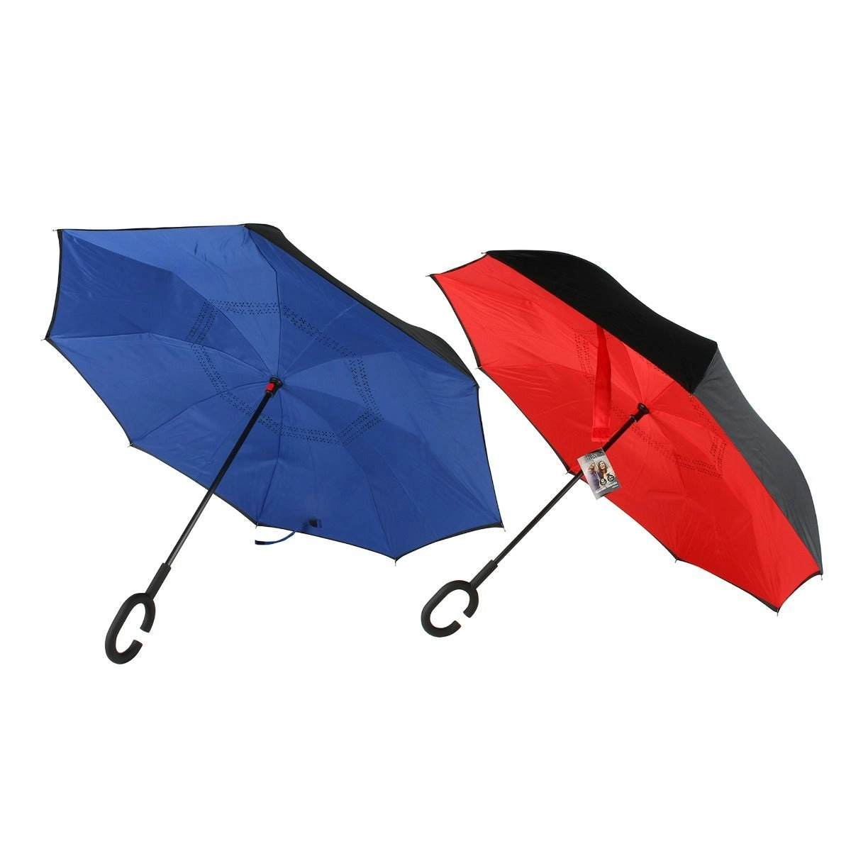 2 COLOUR REVERSABLE UMBRELLA 3 ASST 80cm 180cm DIAMETER