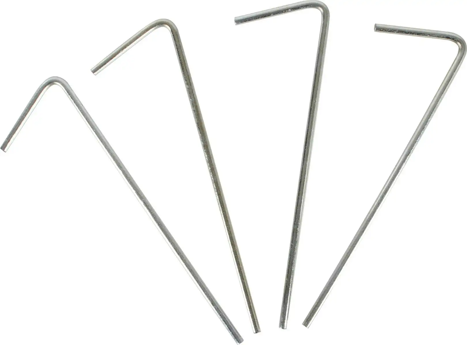 10 Pack 23cm Steel Tent Pegs