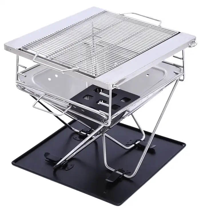 Frontier 450 Stainless Steel Folding Bbq Firepit