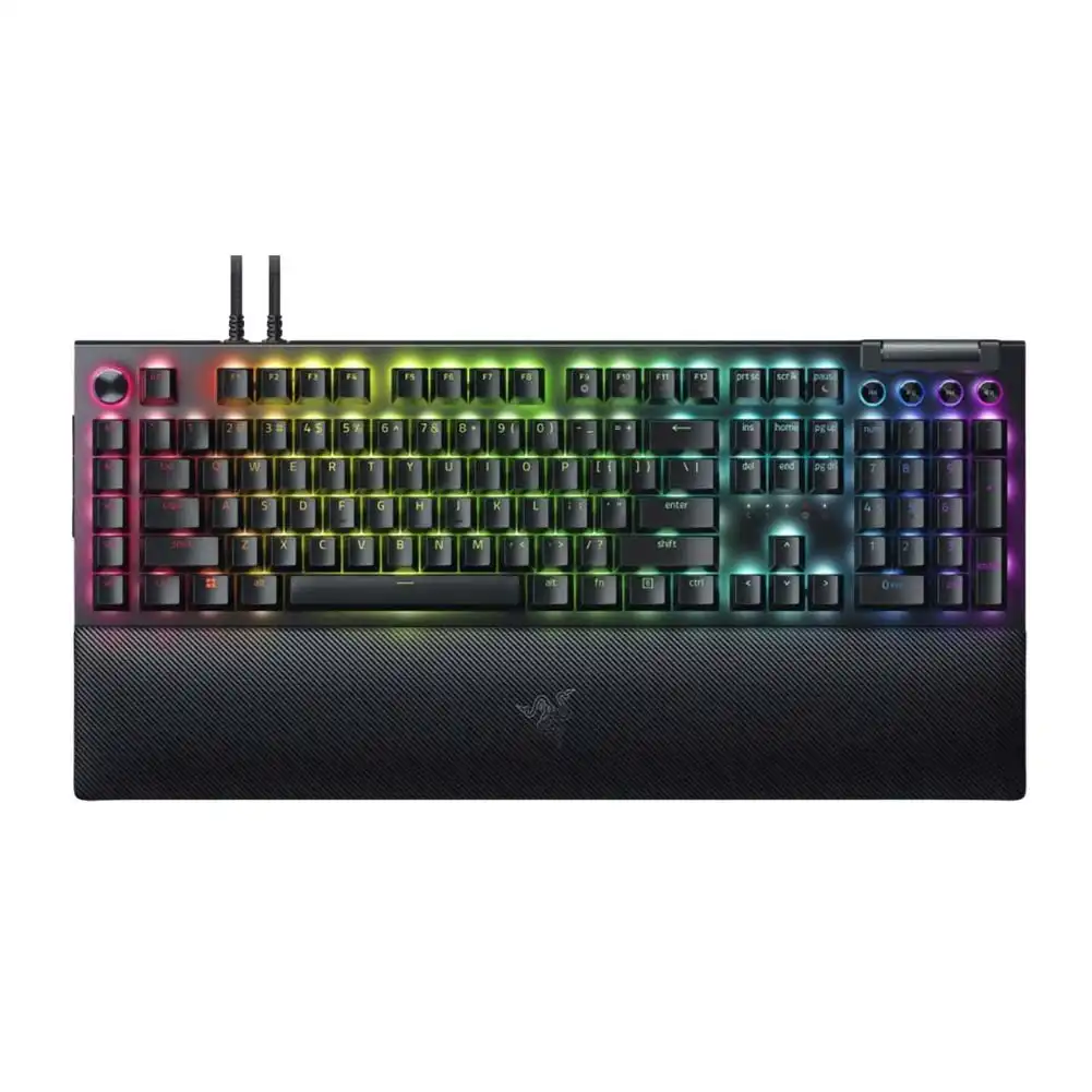 Razer BlackWidow V4 Pro Mechanical Gaming Keyboard Yellow Switch RZ03-04681800-R3M1