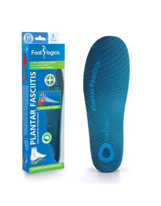 Footlogics Plantar Fasciitis Orthotic Insoles Medium