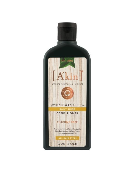 A'kin Daily Shine Avocado & Calendula Conditioner 225mL