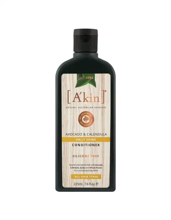 A'kin Daily Shine Avocado & Calendula Conditioner 225mL