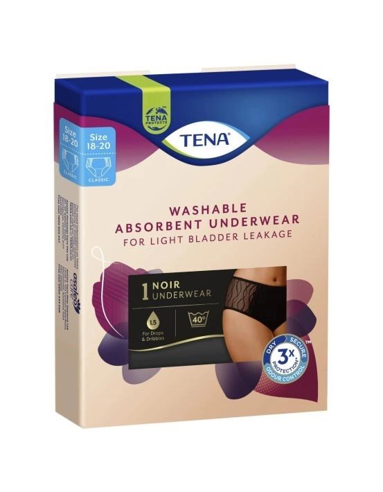 TENA Washable Absorbent Underwear Classic Size 18-20